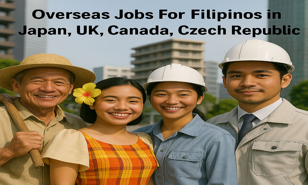 Filipino workers seeking overseas jobs for Filipinos.