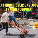Ordinary Filipinos working on a busy street. These Filipinos must search for Urgent Hiring Overseas Jobs no experience POEA.